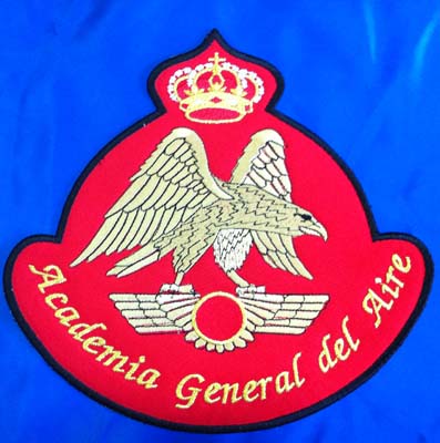 Escudo bordado Academia General del Aire grande (tamaño espalda)
